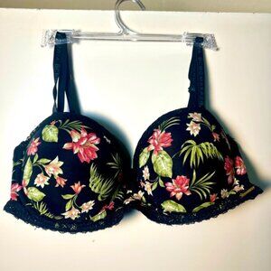 BCBG MAXAZRIA Convertible Strapless Floral Padded Bra NEW